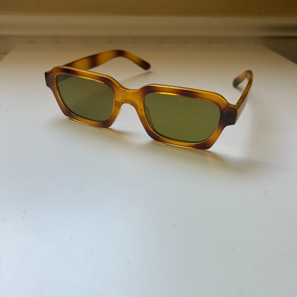 PRINCESS POLLY Multi Tort Rectangular Sunglasses | Tortoise Brown Unisex - Picture 2 of 8